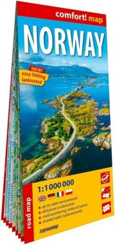 Comfort! map Norway 1:11000 000 w.2026