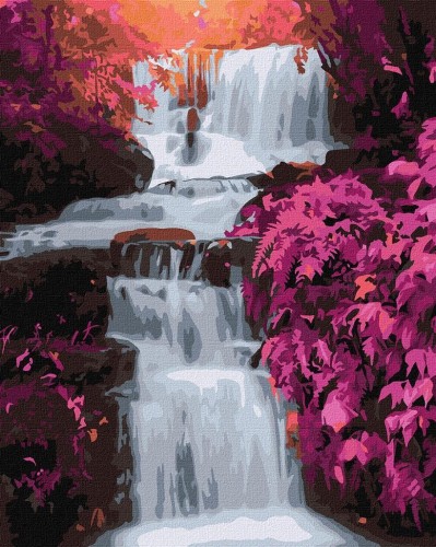Malowanie po numerach - Wodospad 40x50cm, Ideyka