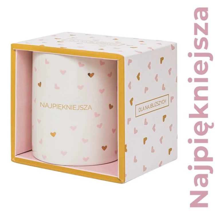 Kubek prezentowy Najpiękniejsza, Be-Happy Gifts