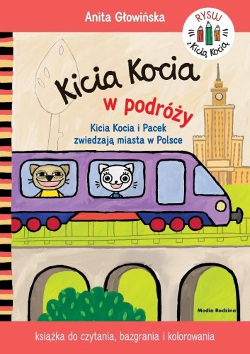 Kicia Kocia w podróży. Kolorowanka