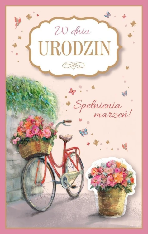 Kartka okolicznościowa Urodziny