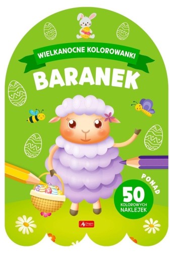 Wielkanocne kolorowanki. Baranek, praca zbiorowa