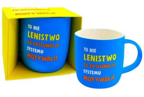 Kubek neonowy Lenistwo, Kukartka