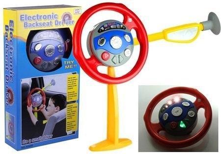 Kierownica symulator z dżwiękiem, Leantoys