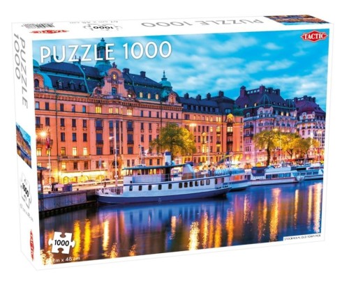 Puzzle 1000 Stockholm, Old Town, Tactic