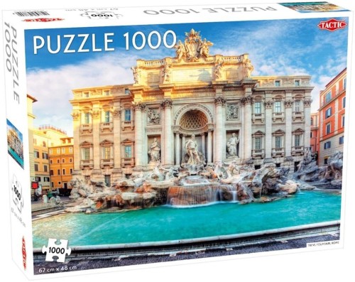 Puzzle 1000 Fontanna di Trevi - Rzym, Tactic