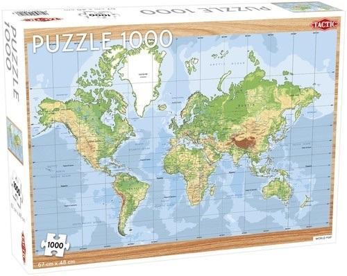 Puzzle 1000 World Map, Tactic