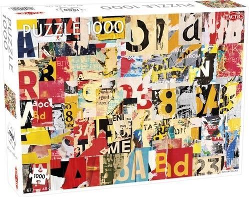 Puzzle 1000 Poster Collage Pattern, Tactic