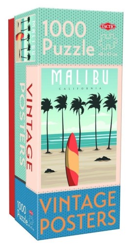 Puzzle 1000 Vintage Cities Malibu, Tactic