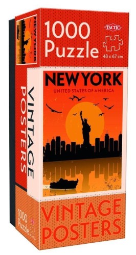 Puzzle 1000 Vintage Cities New York, Tactic