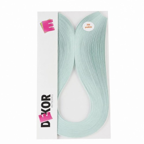 Paski do quillingu 3mmx42cm jasnozielone 200szt