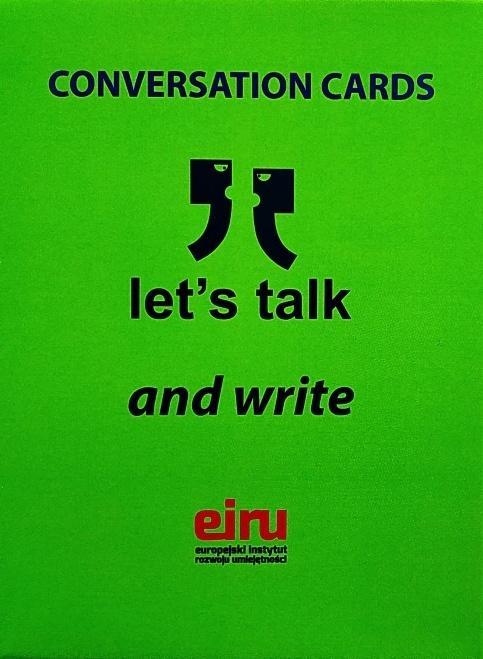 Karty Konwersacyjne. Let's talk and write