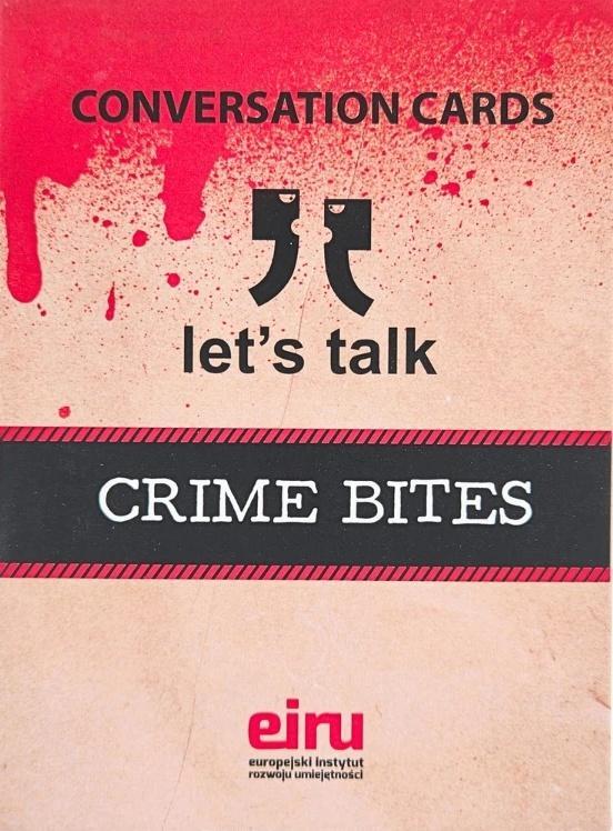 Karty Konwersacyjne. Let's talk Crime bites