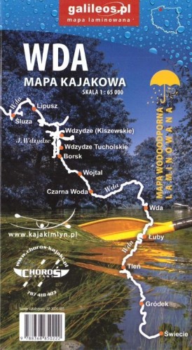 Mapa kajakowa - WDA 1:65 000, praca zbiorowa