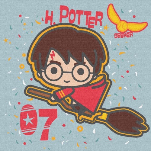Malowanie po numerach - Harry Potter 25x25cm
