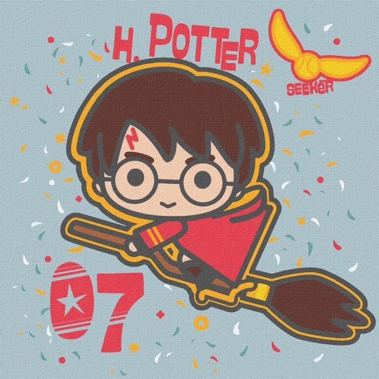 Malowanie po numerach - Harry Potter 25x25cm