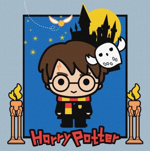 Malowanie po numerach - Harry Potter 25x25cm