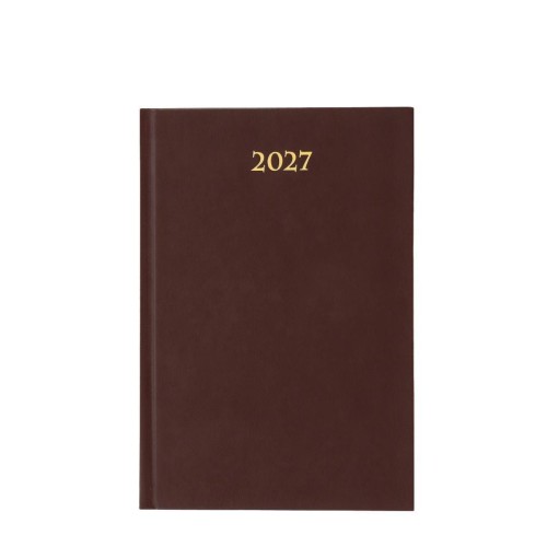 Terminarz 2027 dzienny A5 Divas brązowy