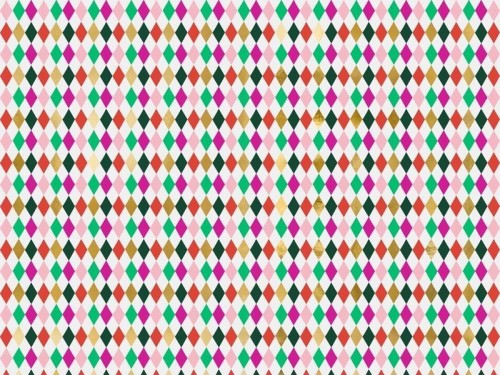 Papier do pakowania - Romby 70x200cm, PartyDeco