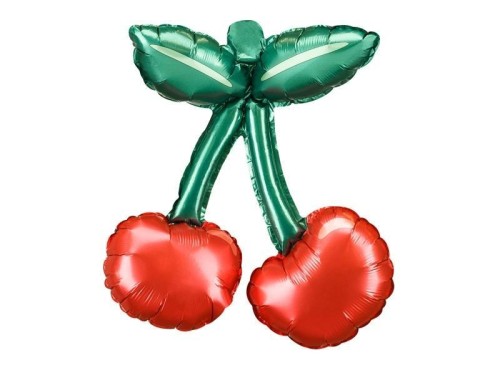 Balony foliowe do girland Wisienki 28x31cm 3szt