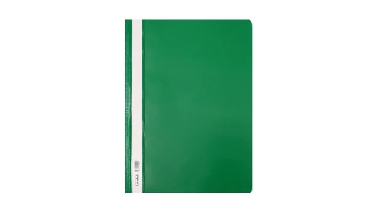Skoroszyt twardy PVC zielony (10szt), Biurfol