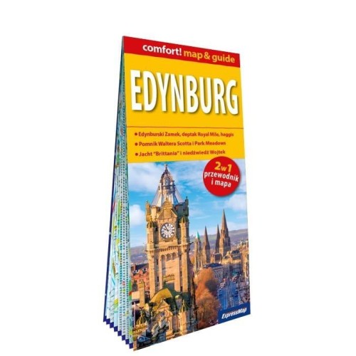 Comfort! map Edynburg 2w1 przewodnik i mapa