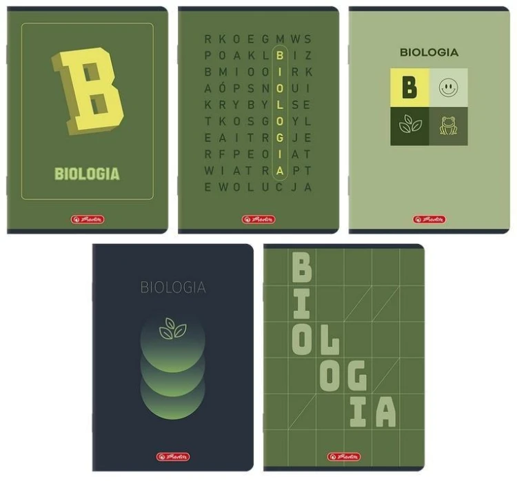 Zeszyt A5/60K kratka Biologia (10szt) HERLITZ
