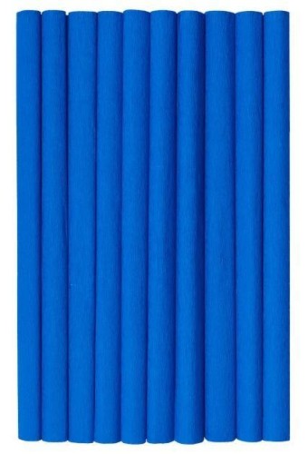 Bibuła marszczona niebieska 10szt 50x200cm HERLITZ