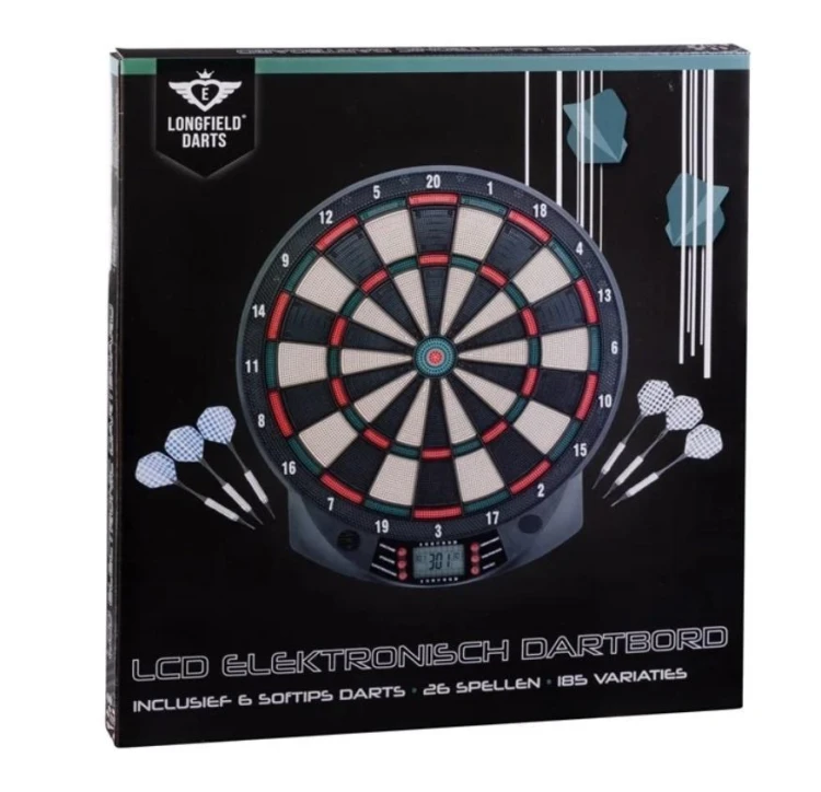 Dart elektroniczny z rzutkami 6szt