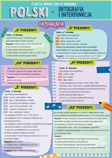 Karta edu składana j. polski - polszczyzna A4