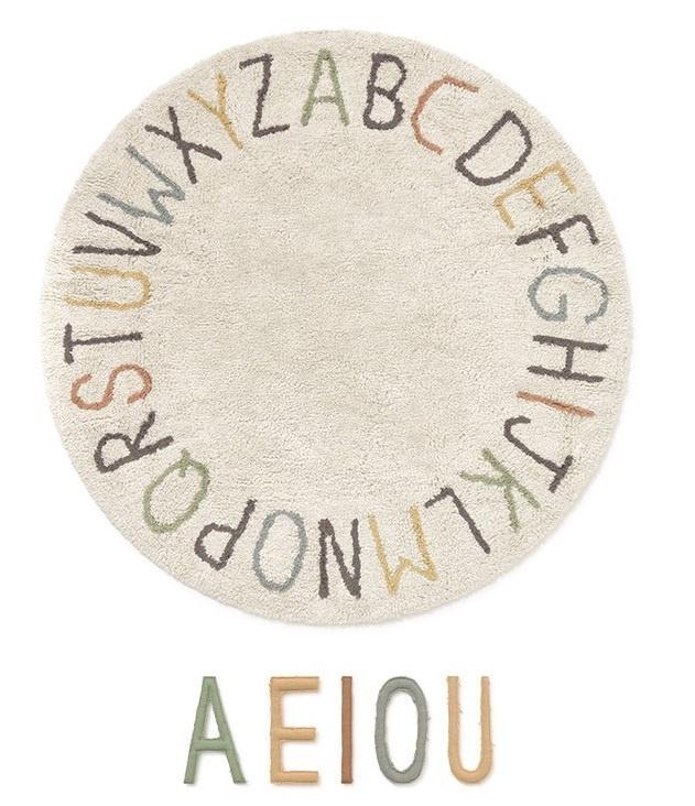 Dywan Bawełniany ABC 120cm