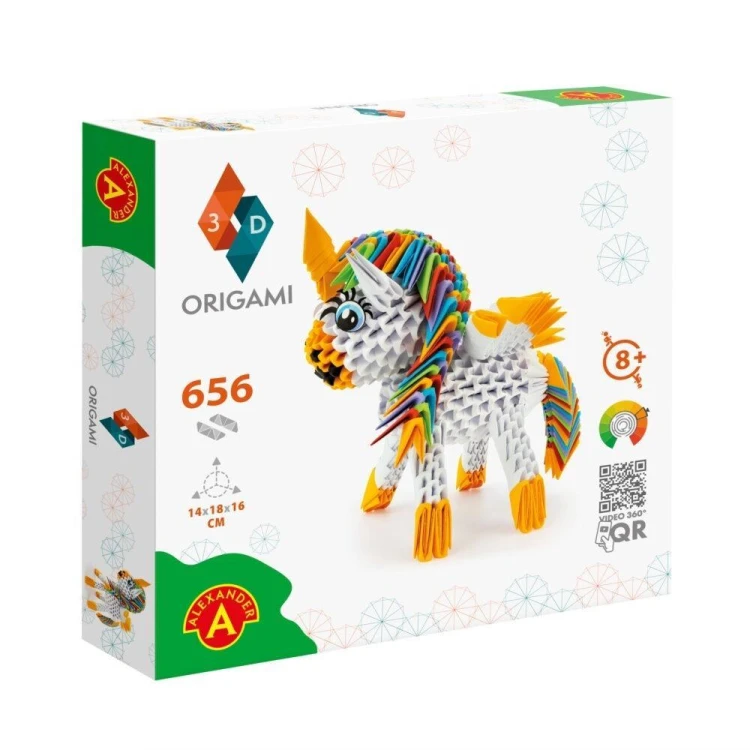 Origami 3D - Jednorożec ALEX, Alexander