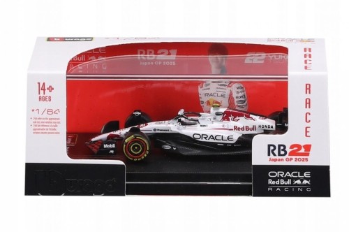 F1 Oracle Red Bull Racing RB21 2025 Tsunoda 1:64