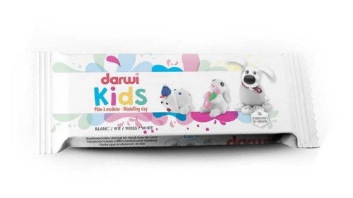 Masa plastyczna Kids biała 500g, Darwi