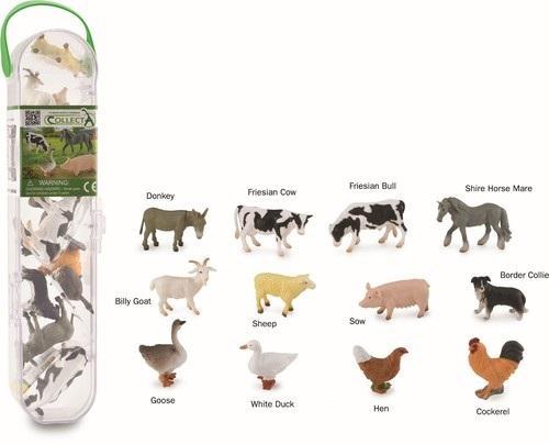 Zwierzęta na farmie mini Box, Collecta