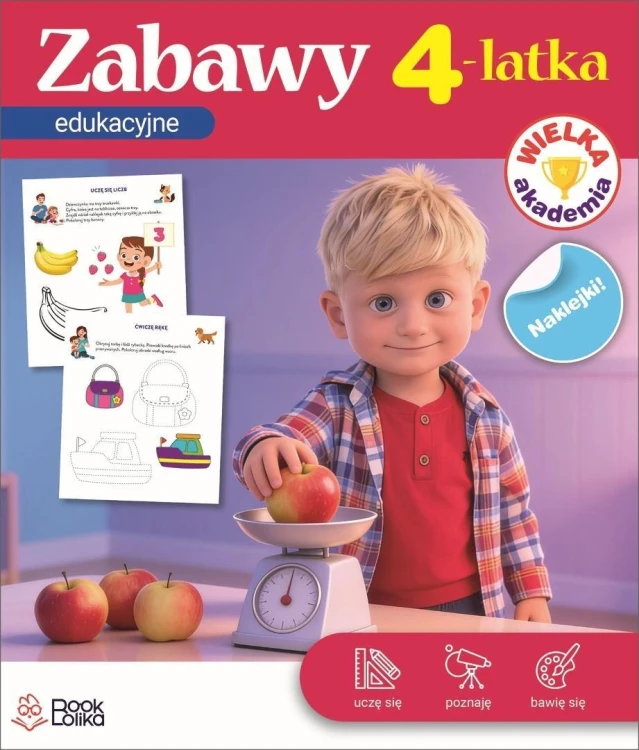 Wielka Akademia. Zabawy edukacyjne 4latka