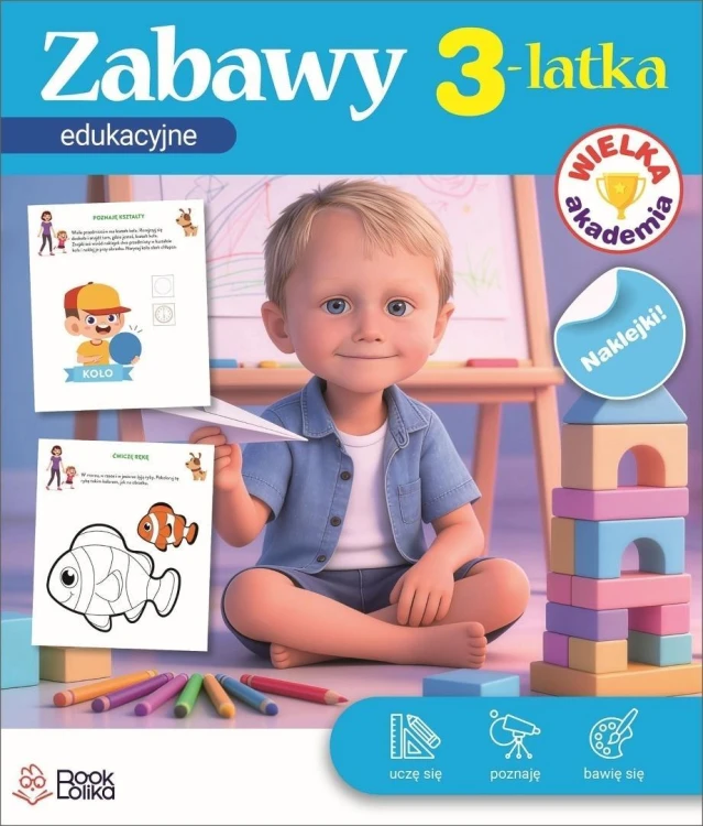Wielka Akademia. Zabawy edukacyjne 3latka