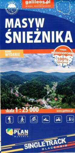 Mapa - Masyw Śnieżnika 1:25 000, praca zbiorowa