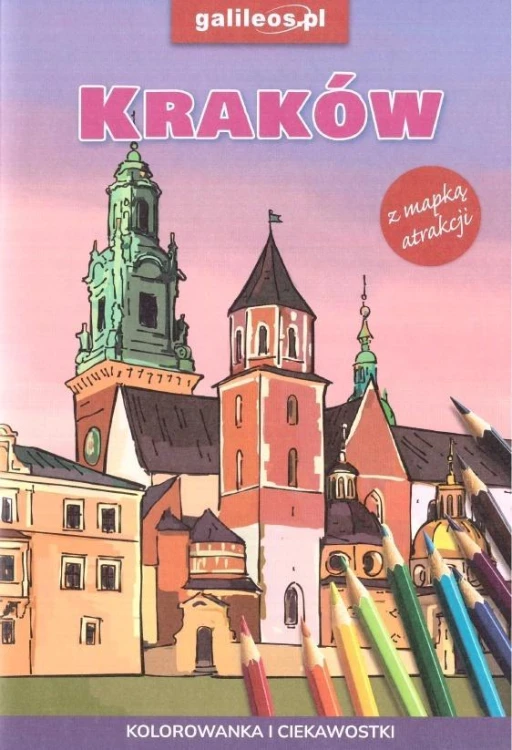 Kraków - kolorowanka, praca zbiorowa