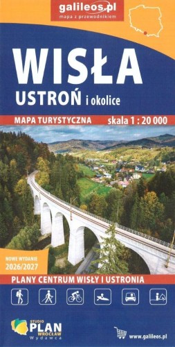 Mapa - Wisła, Ustroń i okolice 1:20 000