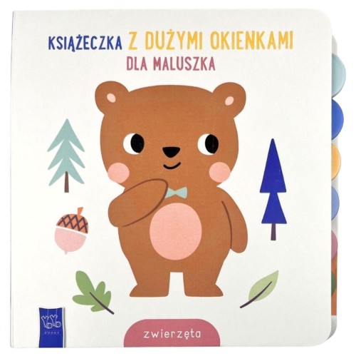 Książeczka z dużymi okienkami dla maluszka