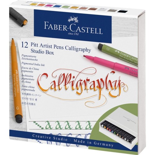 Pisaki do kaligrafii Artist Pen 12sztFABER CASTELL