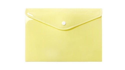 Teczka koperta A5 PP pastel żółta, Biurfol