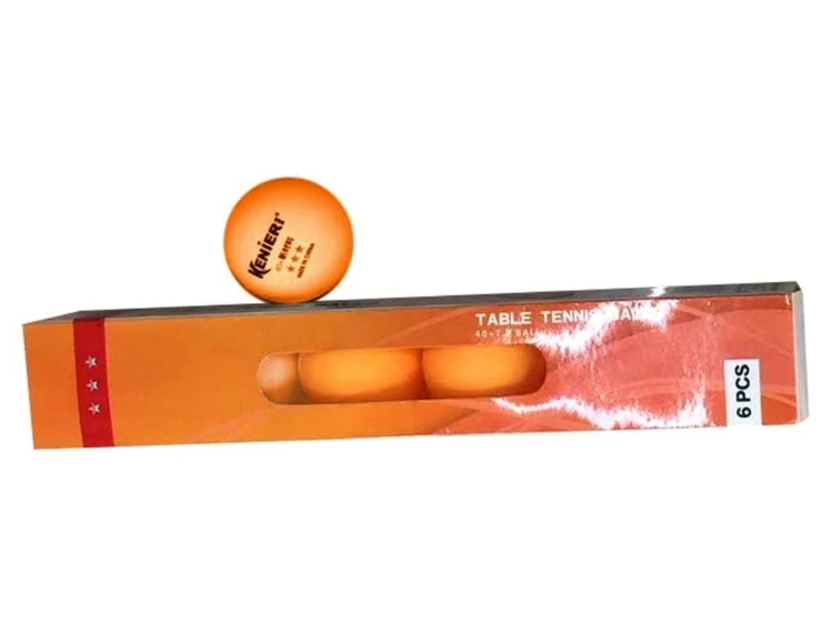 Piłki do ping ponga pomarańczowe 6szt, Madej