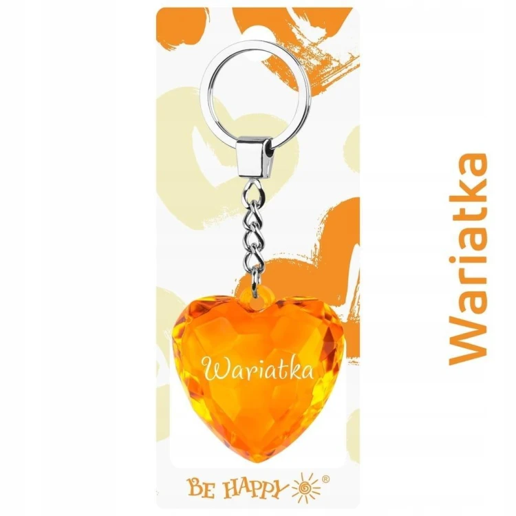 Brelok serce Wariatka, Be-Happy Gifts