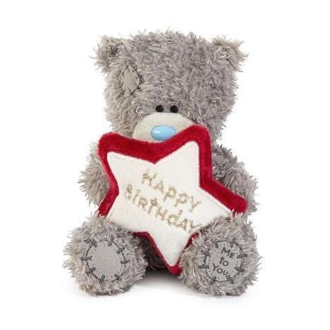 Miś - Happy Birthday z gwiazdą 11cm