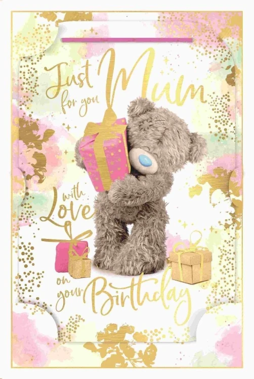 Karnet holograficzny 3D - Just for you mum