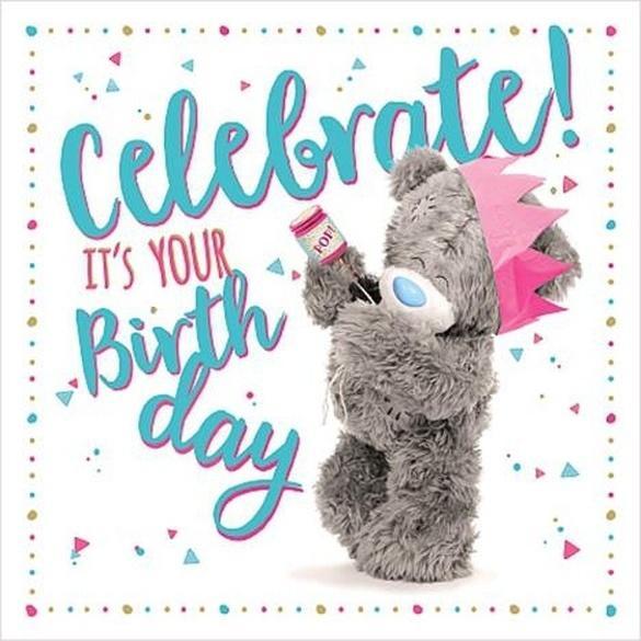 Karnet holograficzny 3D - Celebrate