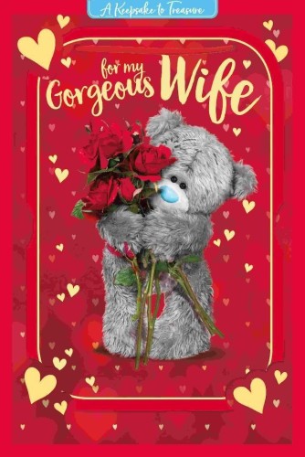 Karnet holograficzny 3D - For my gorgeous wife