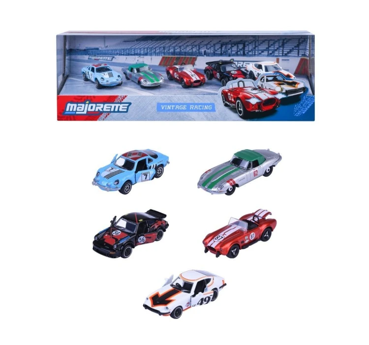 Majorette Vintage Racing 5-pak, Majorette